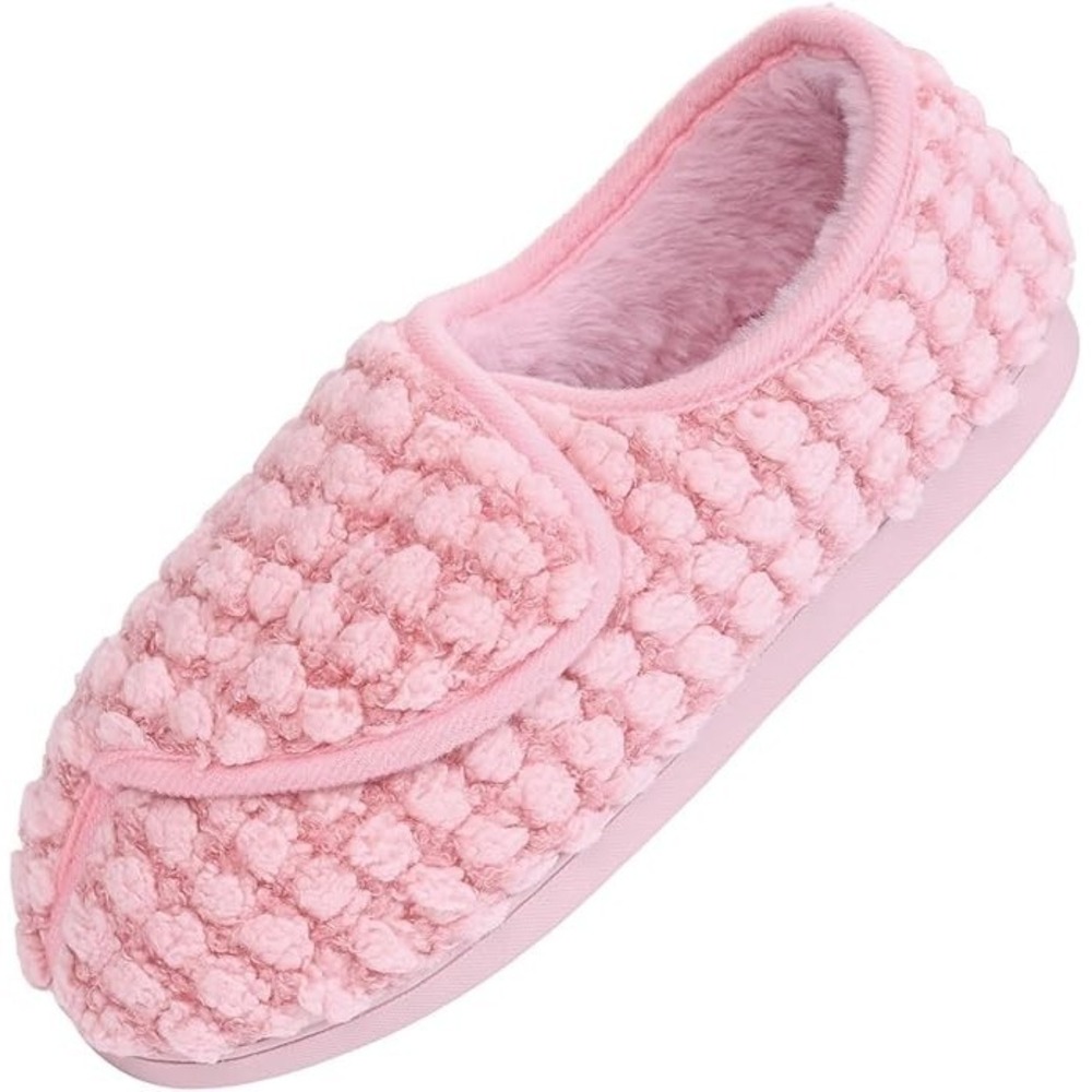 Git-up Women Wide Slippers Memory Foam Diabetic‎  Arthritis House Slippers 7.5